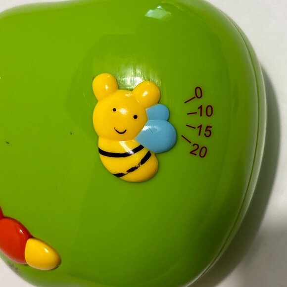 Vintage Green Apple Shaped Musical Wind-Up Toy Mobile Piece Nursery WORKS - Picture 5 of 9